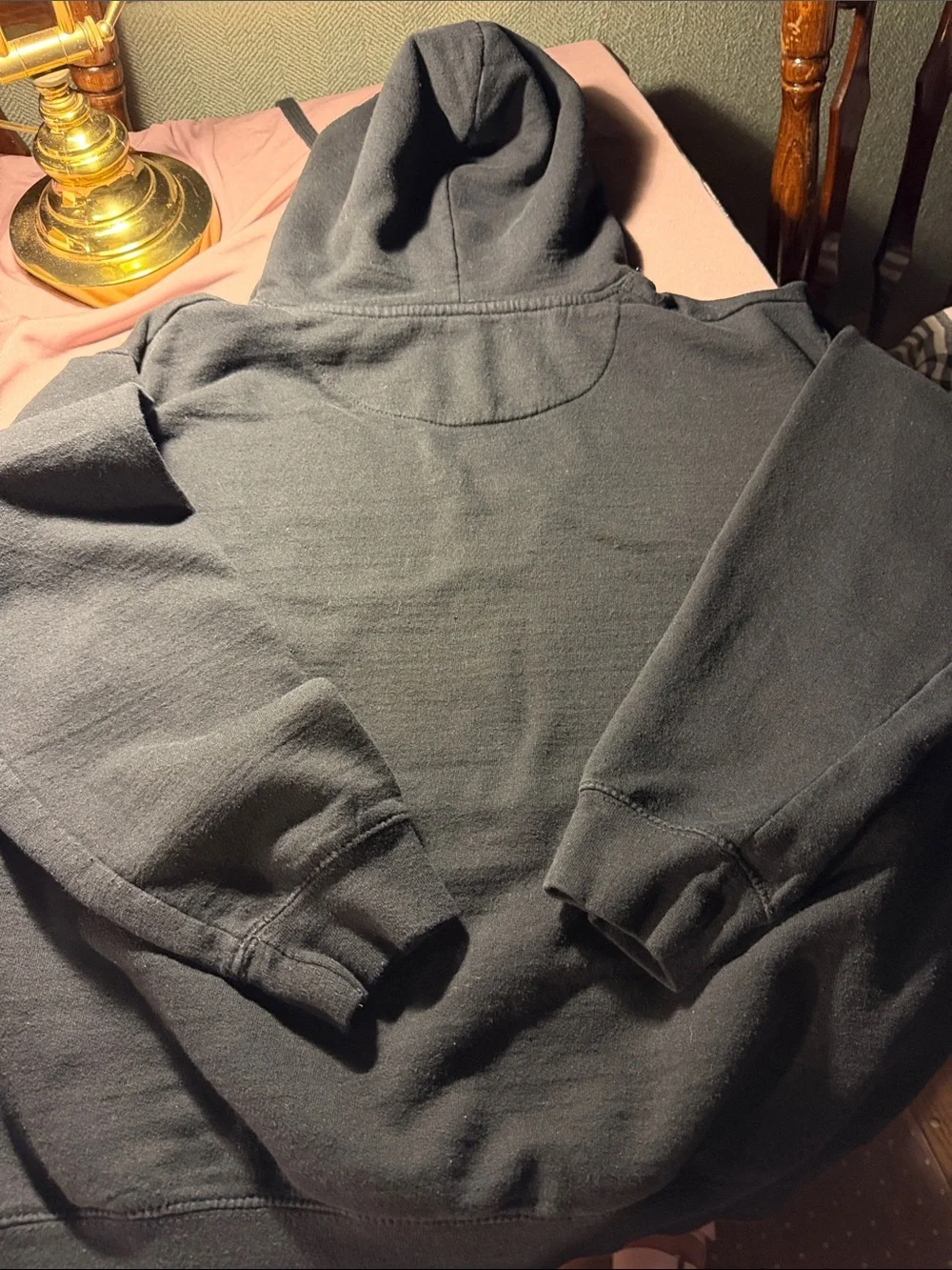 Atlanta GA Black Hooded Sweatshirt